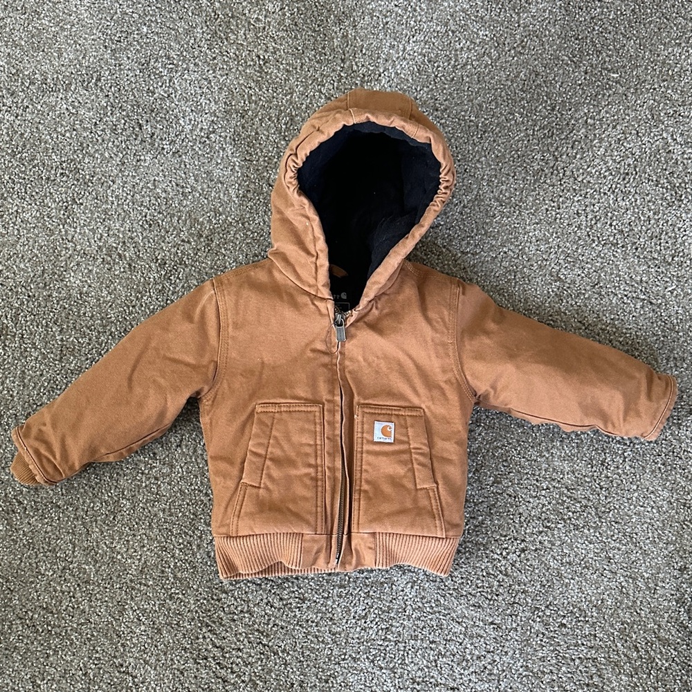 Carhartt Tan Hooded Jacket